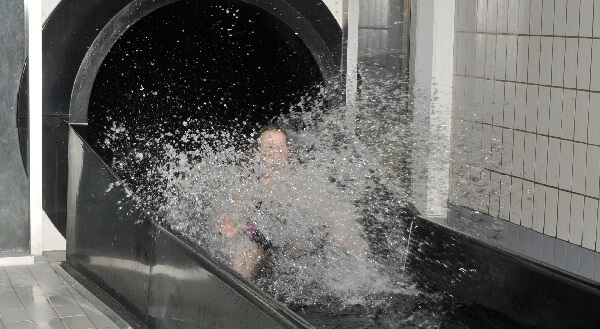 Rutsche Black Hole im Erlebnisbad Finto